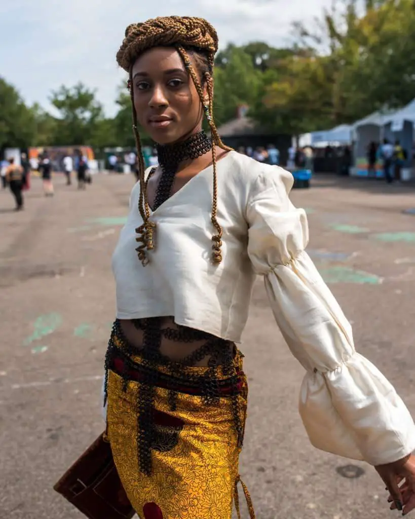 Afropunk . Black style , 2017 , women rock