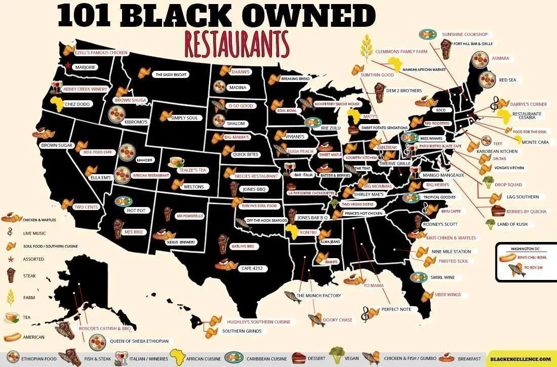 black owned restaurants, black owned, black restaurants