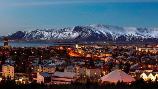 Reykjavik, Iceland panoramic view