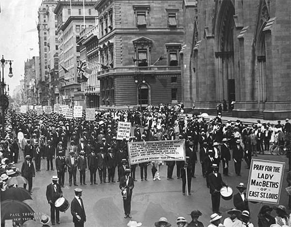 silent parade, silent parade of 1917