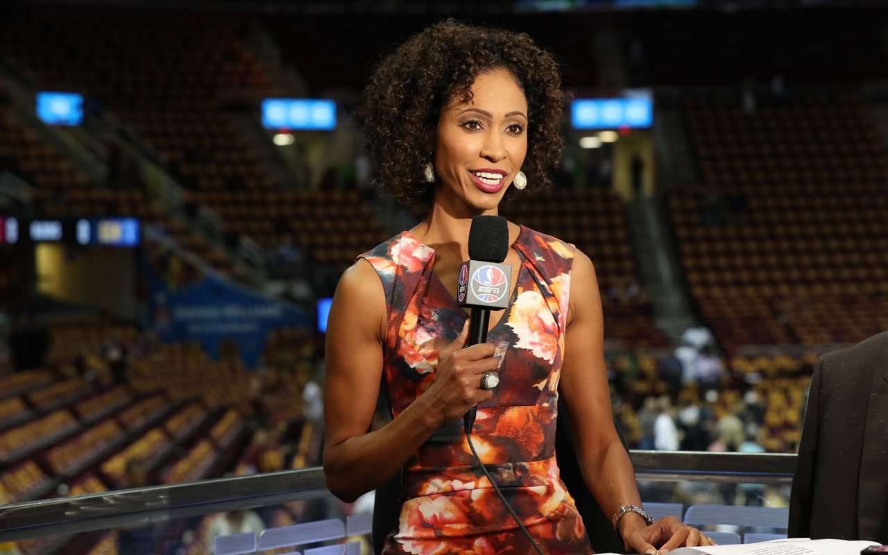 sage steele, sage steele espn, black espn anchor