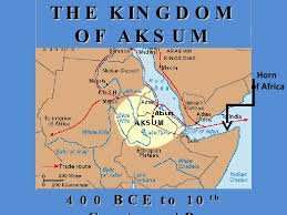 The Kingdom of Aksum map