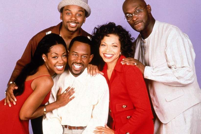 90s Black Sitcom Martin with Tisha Campbell, Thomas Ford, Carl Anthony Payne, Tichina Arnold, Garrett Morris, and Martin Lawrence